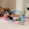 Miniatyrbillede 2 af 6: BABY EINSTEIN 4-i-1 legemåtte til babypiger - Kickin' Tunes - Klaverlegetøj, sanselegetøj med bue, flersproget