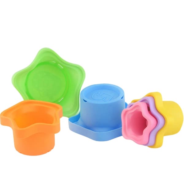 WOOPIE BABY Pyramid Sinneskoppar Stjärnor + Boll