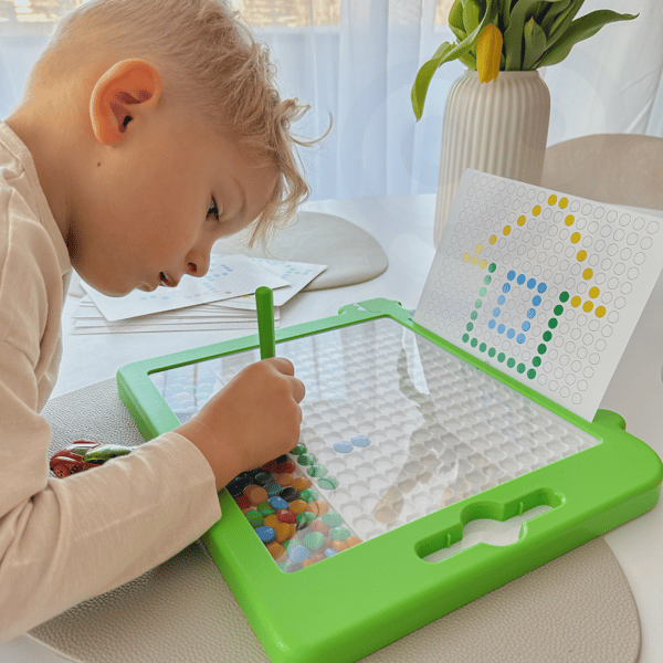 WOOPIE Magnetbräda för Barn – Montessori MagPad Dinosaurie