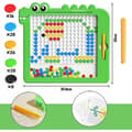 Miniatyrbild 5 av 9: WOOPIE Magnetbräda för Barn – Montessori MagPad Dinosaurie