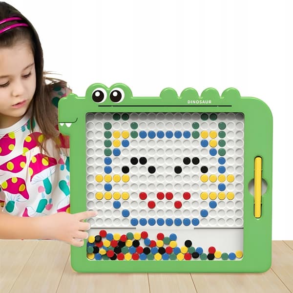 WOOPIE Magnetbräda för Barn – Montessori MagPad Dinosaurie