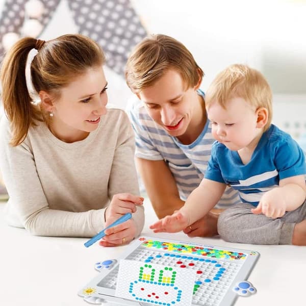 WOOPIE Magnetplade til børn – Montessori MagPad Rabbit Blå