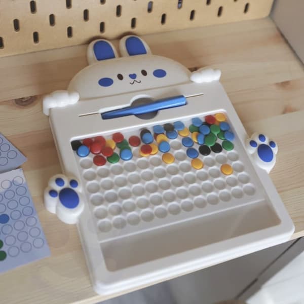WOOPIE Magnetplade til børn – Montessori MagPad Rabbit Blå