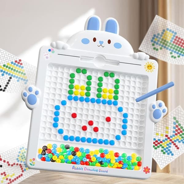 WOOPIE Magnetplade til børn – Montessori MagPad Rabbit Blå