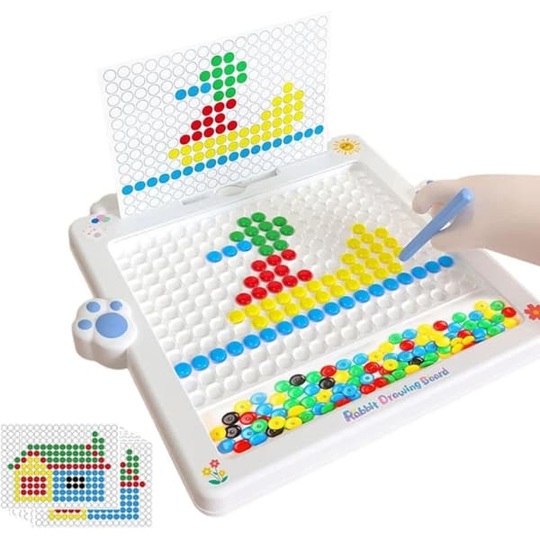 WOOPIE Magnetplade til børn – Montessori MagPad Rabbit Blå