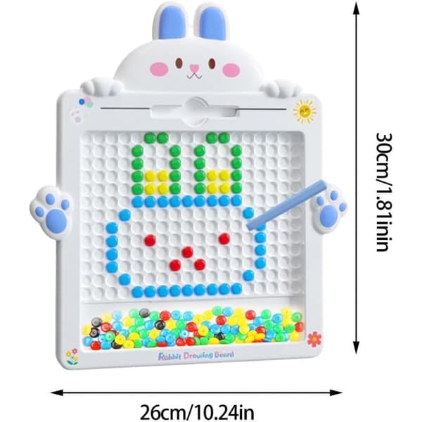 WOOPIE Magnetplade til børn – Montessori MagPad Rabbit Blå