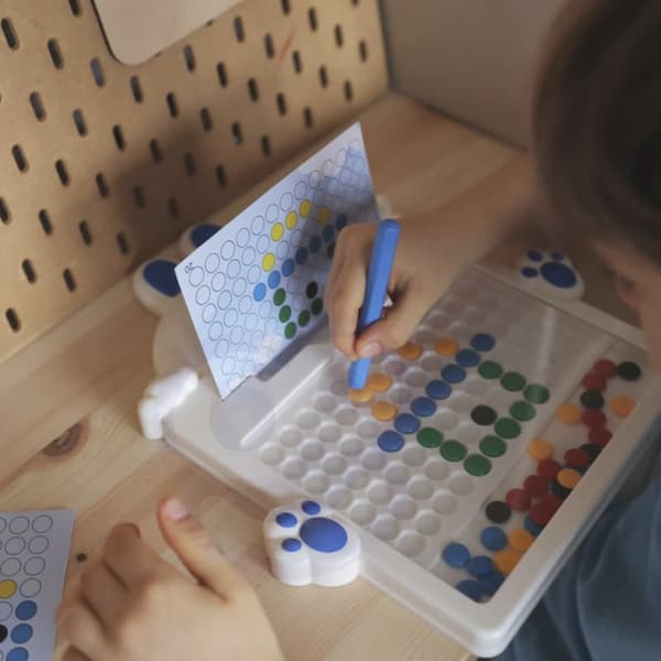 WOOPIE Magnetplade til børn – Montessori MagPad Rabbit Blå