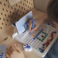 Miniatyrbillede 2 af 11: WOOPIE Magnetplade til børn – Montessori MagPad Rabbit Blå