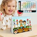 Miniatyrbild 4 av 5: OBOSOE Montessori Lyssnabok, Förskolepedagogisk & Sinnesstimulerande Leksak, Interaktiv Aktivitetsbok för Småbarn (1–4 år)