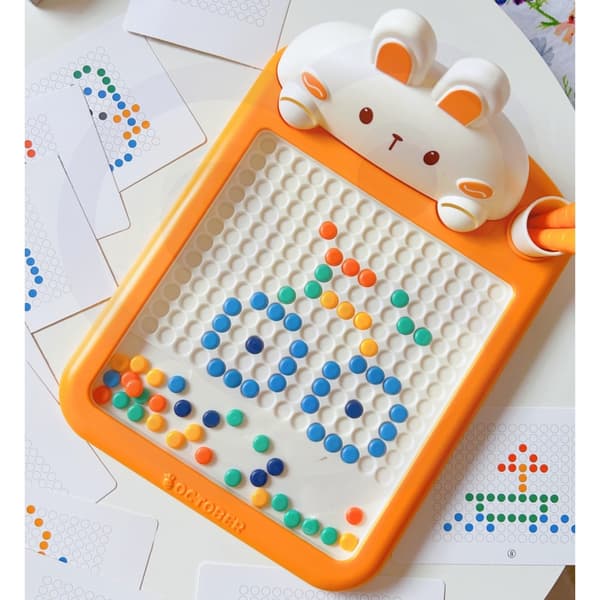 WOOPIE Magnetisk Montessori-Ritbräda MagPad – Kanin och Morot
