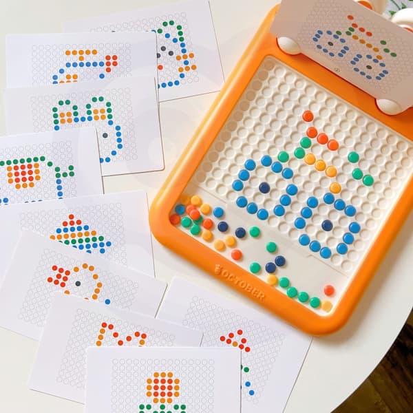 WOOPIE Magnetisk Montessori-Ritbräda MagPad – Kanin och Morot