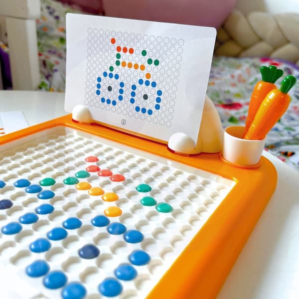 WOOPIE Magnetisk Montessori-Ritbräda MagPad – Kanin och Morot