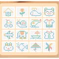 Miniatyrbild 6 av 8: WOOPIE Magnetisk Montessori-Ritbräda MagPad – Kanin och Morot