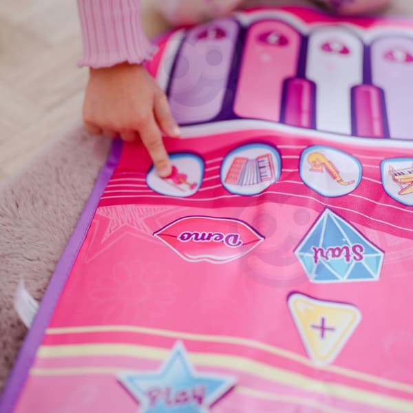 WOOPIE Stor Musikalisk Mat 2-i-1 Interaktiv Trumma & Piano