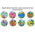 Miniatyrbillede 3 af 6: WOOPIE XXL Musical Dinosaur Tæppe 2-i-1 – 110 cm
