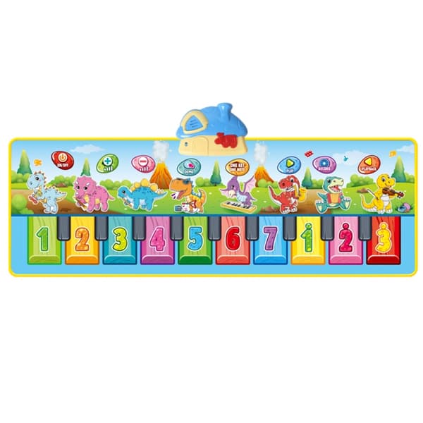 WOOPIE XXL Musical Dinosaur Tæppe 2-i-1 – 110 cm
