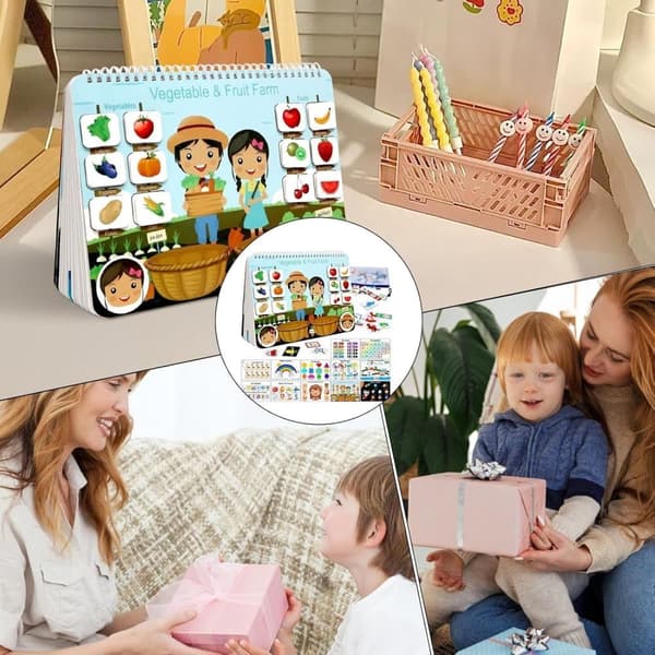 Bomclap Activity Pad – Pædagogisk sanselegetøj i førskolen med Montessori-inspirerede aktiviteter for småbørn 1-4 år