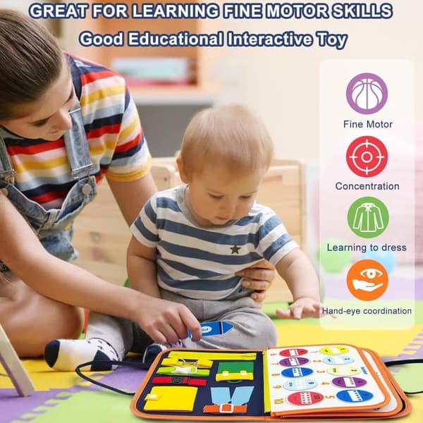 Bomclap Activity Pad – Sensorisk indlæring og motorik legetøj til småbørn 1-4 år