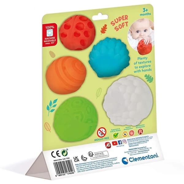 Baby Clementoni - Sensoriska bollar