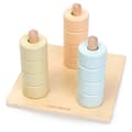 Miniatyrbild 5 av 8: Mamabrum Montessori-lekset 2–3 år – pedagogiska träleksaker för inlärning, sortering, färger och former