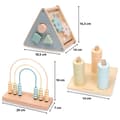 Miniatyrbild 8 av 8: Mamabrum Montessori-lekset 2–3 år – pedagogiska träleksaker för inlärning, sortering, färger och former