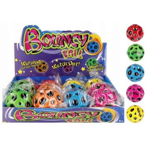 Balle éveil - aktivitetsboll Mega kreativ BOLA I GUMMI SUPER-BOUNCE 6CM MIX6 MC PUD 12/288