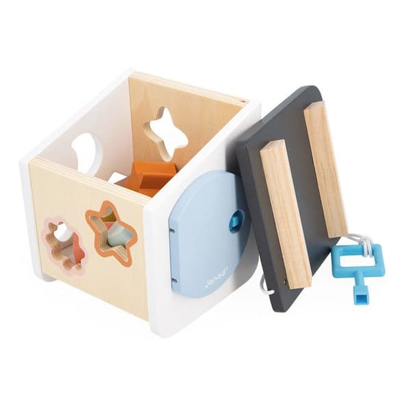 Maison des Shapes Bird Sweet Cocoon - Early Learning Game - Lär dig former och färger - FSC Träleksak - Från 18 månader