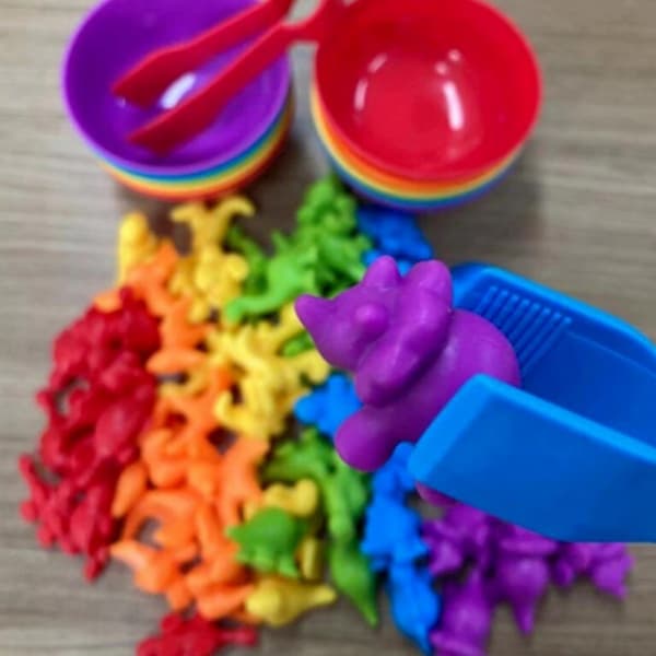WOOPIE Montessori Colour Sorter Sea & Land – 64 dele