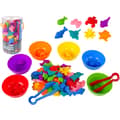Miniatyrbillede 1 af 8: WOOPIE Montessori Colour Sorter Sea & Land – 64 dele