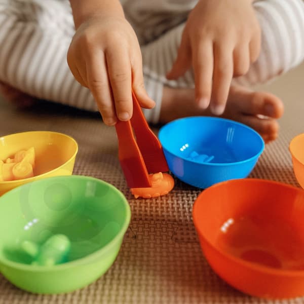 WOOPIE Montessori farvesorteringskøretøj – 44 stk