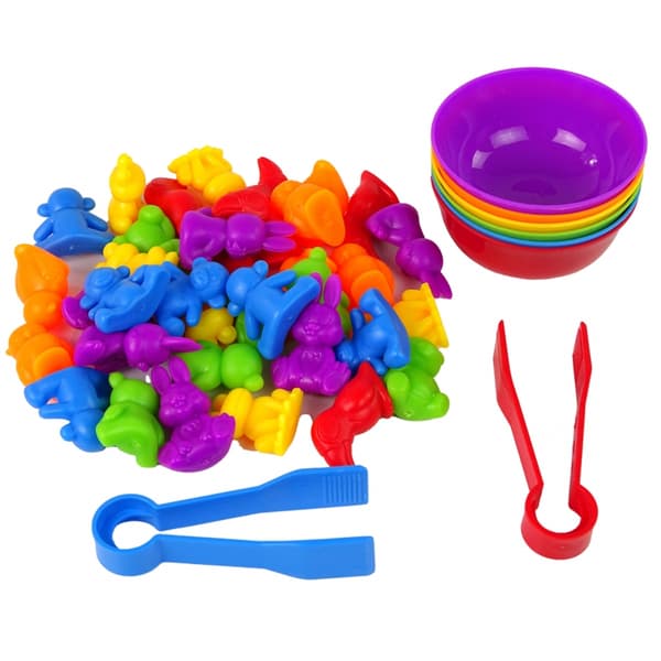 WOOPIE Montessori Colour Sorter Dyr – 44 dele