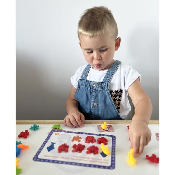WOOPIE Räknelära Montessori Färgsorterare – Hav & Land, 111 delar