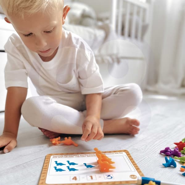 WOOPIE Lær at tælle – Montessori-dinosaursæt med 95 dele