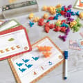 Miniatyrbillede 3 af 7: WOOPIE Montessori tællesæt med dyr – 83 stykker