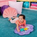 Miniatyrbillede 3 af 5: DISNEY BABY -ARIEL- Babyvandmåtte, sensorisk og udviklingsmæssigt spil, oppustelig, nem at rengøre, foldbar, legetøj fra fødslen