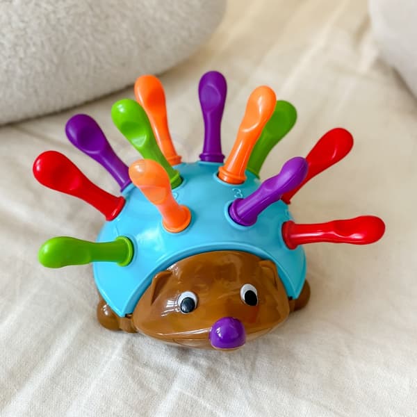 WOOPIE Igelkott Sorter – Montessori 4-i-1 Siffer- och Färgspel