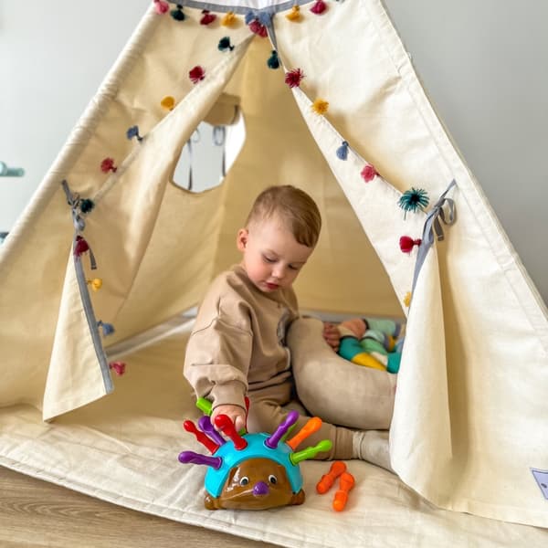 WOOPIE Igelkott Sorter – Montessori 4-i-1 Siffer- och Färgspel