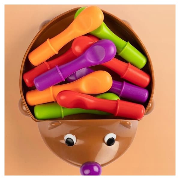 WOOPIE Igelkott Sorter – Montessori 4-i-1 Siffer- och Färgspel