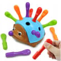 Miniatyrbild 8 av 11: WOOPIE Igelkott Sorter – Montessori 4-i-1 Siffer- och Färgspel