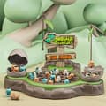 Miniatyrbild 3 av 5: WOOPIE Dinosauriefiskelek med 2 Spön
