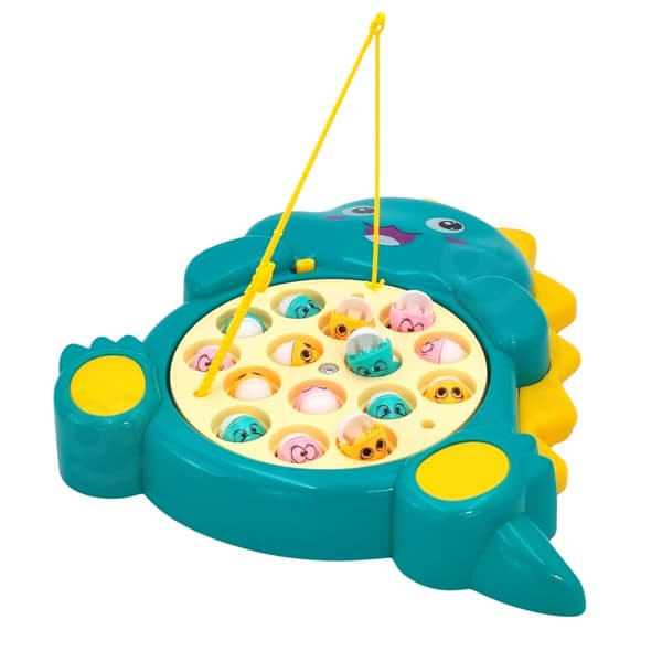WOOPIE Fiskespel Arcade Set – Grön Dinosaurie