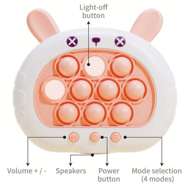 WOOPIE-peli POP IT Sähköinen stressiä estävä Arcade Rabbit