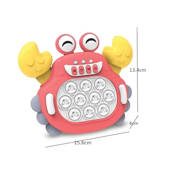 WOOPIE spil POP IT elektronisk anti-stress spil - rød krabbe