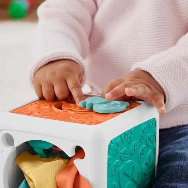 Aktivitetskuber - Fisher-Price - HML64 - Sensoriska - 6 Näsdukar - Bebis 3 Månader