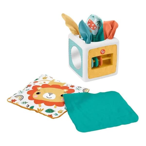 Aktivitetskuber - Fisher-Price - HML64 - Sensoriska - 6 Näsdukar - Bebis 3 Månader