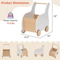 Miniatyrbild 4 av 8: Barnens shoppingvagn, 12,5x19x22 tum, Vit