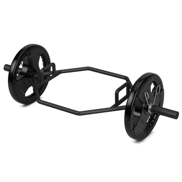 Olympisk Hexagon Deadlift Fällfångststång, 56 tum, Svart