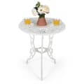 Miniatyrbillede 7 af 8: Terrasse Bistro Sæt, 60x66 cm, 41x51x81.5 cm, Hvid