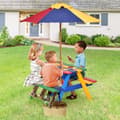 Miniatyrbild 6 av 8: Picknickbord set, 89x79x50 cm, valnöt