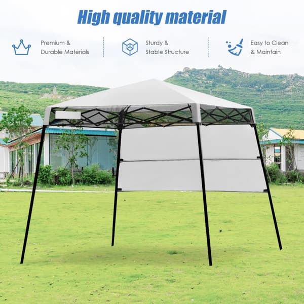 Pop-up Tält, 2.1m x 2.1m, Vit